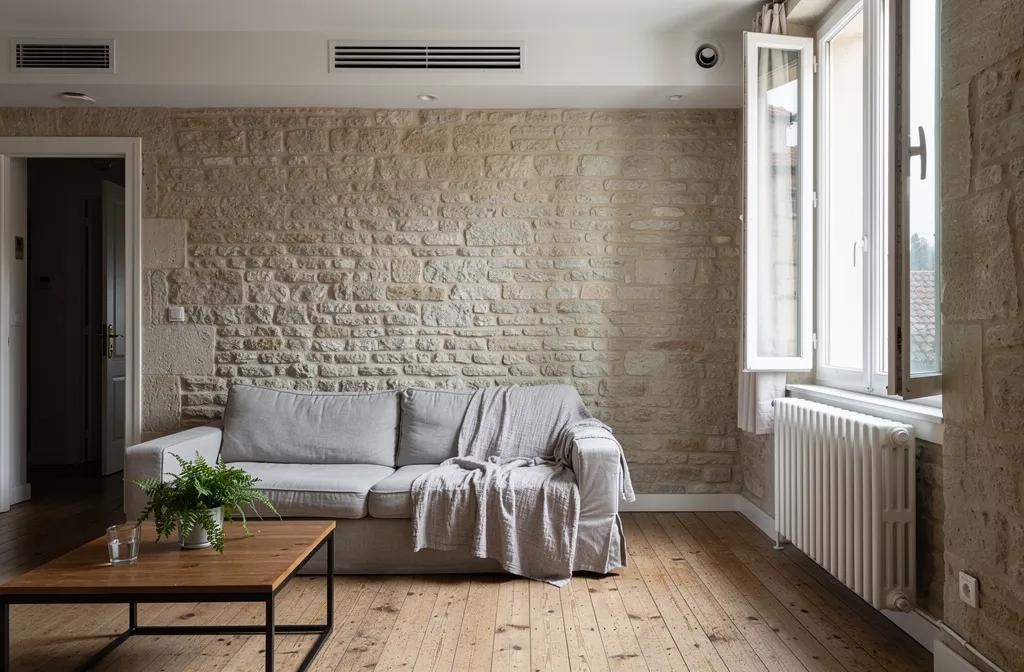 Illustration des différentes sources de pollution de l’air dans un logement