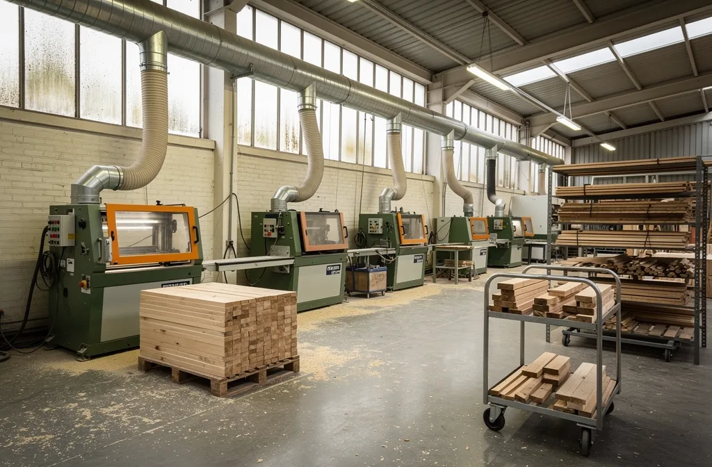 Illustration : traitement air industrie bois
