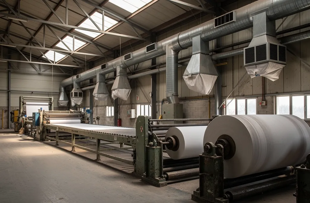 Illustration : traitement air industrie papier